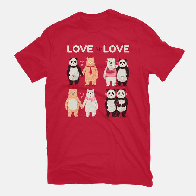 Bear Love Is Love-Youth-Basic-Tee-tobefonseca