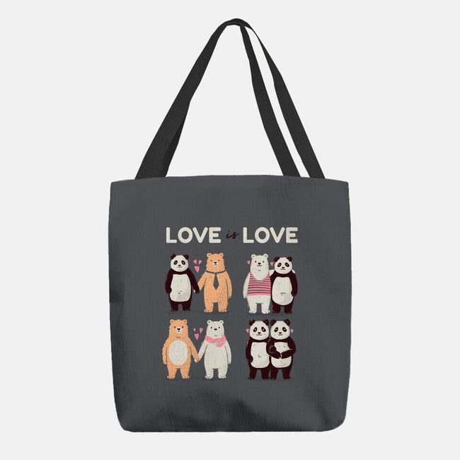 Bear Love Is Love-None-Basic Tote-Bag-tobefonseca
