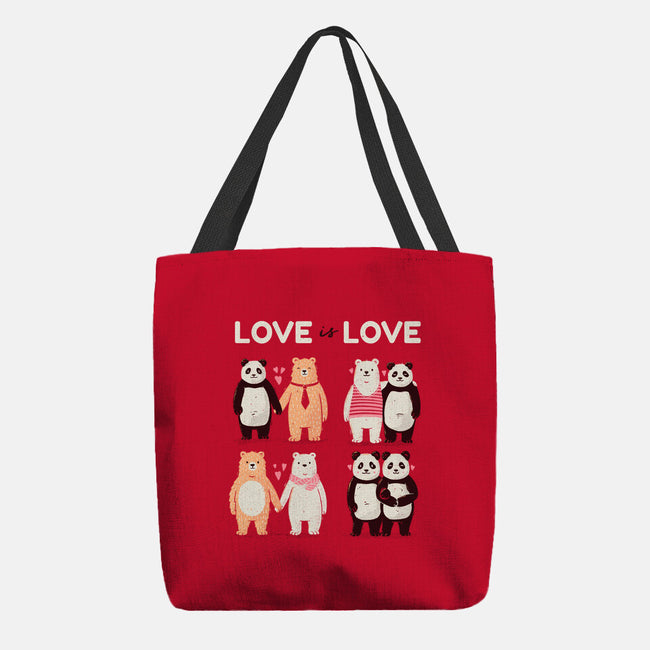 Bear Love Is Love-None-Basic Tote-Bag-tobefonseca