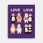 Bear Love Is Love-None-Stretched-Canvas-tobefonseca