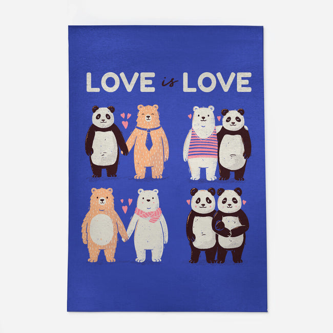 Bear Love Is Love-None-Indoor-Rug-tobefonseca