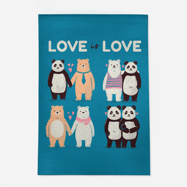 Bear Love Is Love-None-Indoor-Rug-tobefonseca