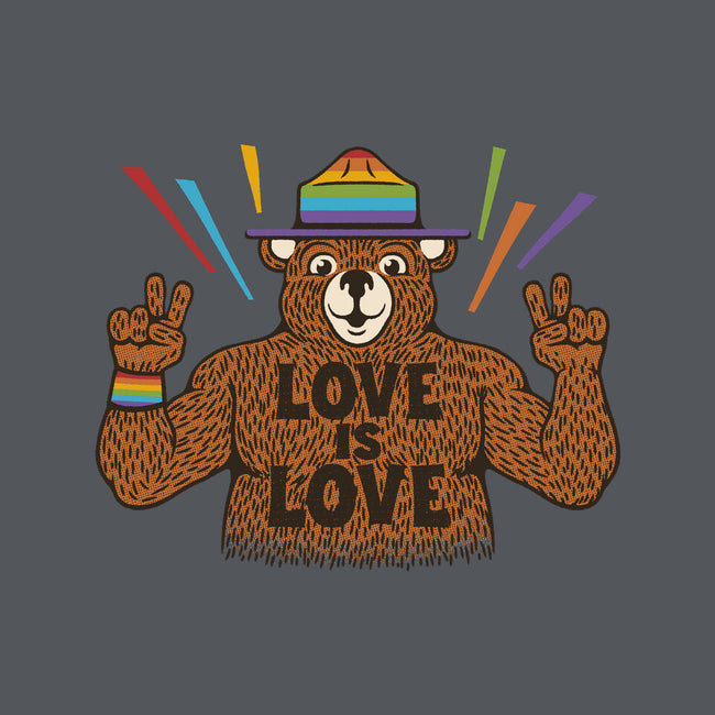 Love Is Love Pride Bear-Mens-Heavyweight-Tee-tobefonseca