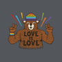 Love Is Love Pride Bear-Cat-Adjustable-Pet Collar-tobefonseca