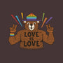 Love Is Love Pride Bear-Cat-Adjustable-Pet Collar-tobefonseca