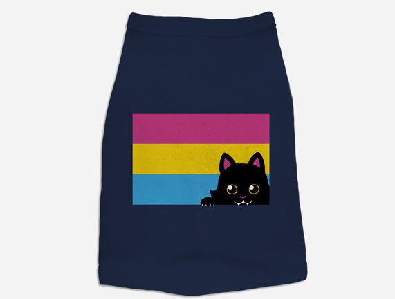 Peeking Cat Pan Flag