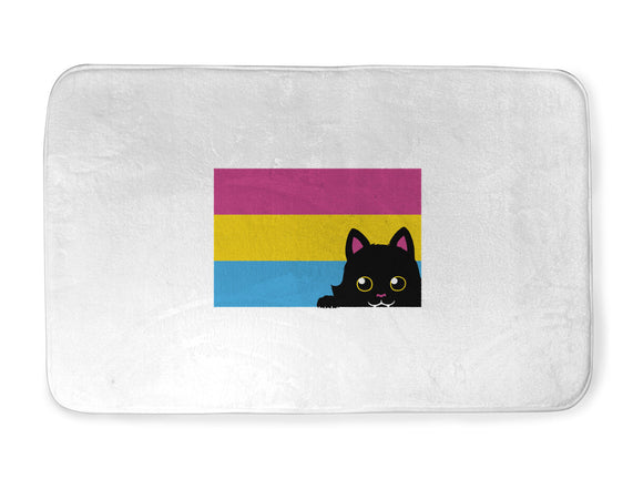 Peeking Cat Pan Flag