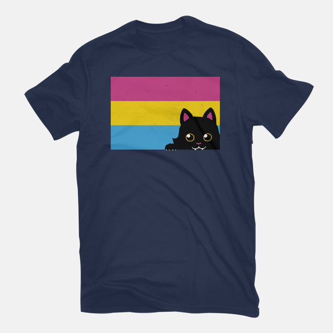 Peeking Cat Pan Flag-Youth-Basic-Tee-tobefonseca