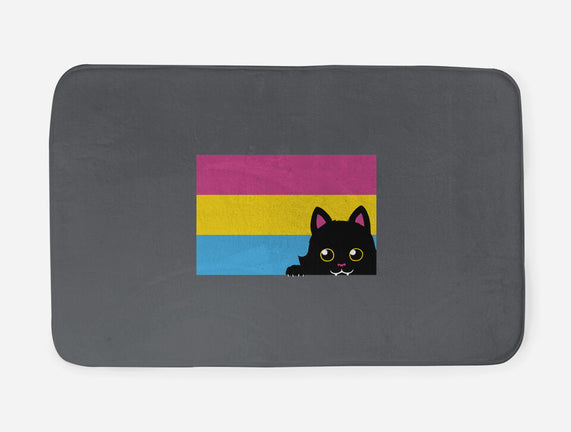 Peeking Cat Pan Flag