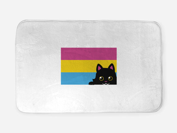 Peeking Cat Pan Flag