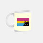 Peeking Cat Pan Flag-None-Mug-Drinkware-tobefonseca