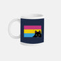 Peeking Cat Pan Flag-None-Mug-Drinkware-tobefonseca