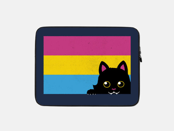 Peeking Cat Pan Flag