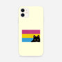 Peeking Cat Pan Flag-iPhone-Snap-Phone Case-tobefonseca