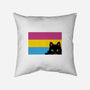 Peeking Cat Pan Flag-None-Removable Cover-Throw Pillow-tobefonseca