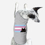 Peeking Cat Trans Flag-Dog-Basic-Pet Tank-tobefonseca