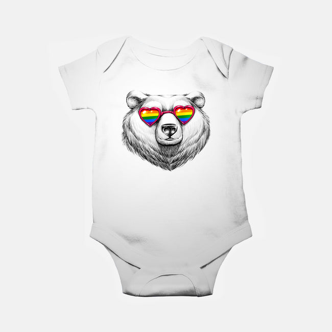 Pride Heart-Baby-Basic-Onesie-tobefonseca