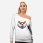 Pride Heart-Womens-Off Shoulder-Sweatshirt-tobefonseca