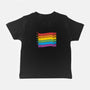 Rainbow Cats Pride Flag-Baby-Basic-Tee-tobefonseca