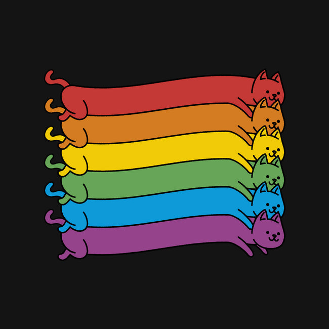 Rainbow Cats Pride Flag-Unisex-Basic-Tee-tobefonseca