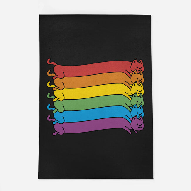 Rainbow Cats Pride Flag-None-Outdoor-Rug-tobefonseca