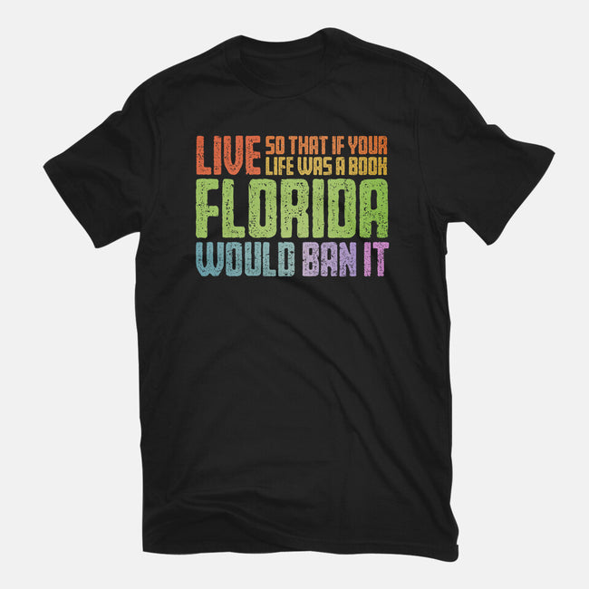 Banned In Florida-Womens-Fitted-Tee-kg07