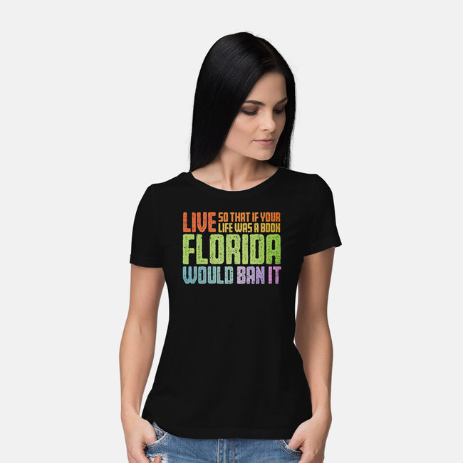 Banned In Florida-Womens-Basic-Tee-kg07
