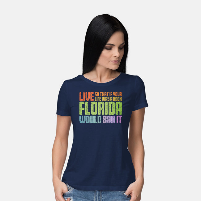 Banned In Florida-Womens-Basic-Tee-kg07