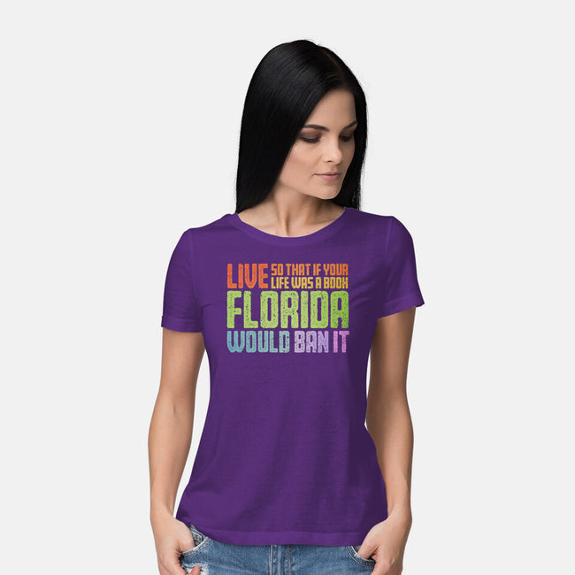 Banned In Florida-Womens-Basic-Tee-kg07
