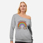 Support Equality-Womens-Off Shoulder-Sweatshirt-kg07