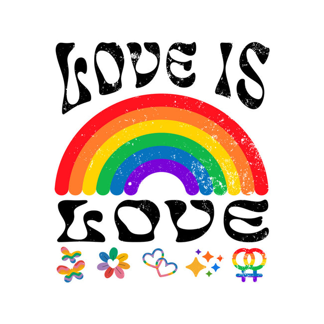 Love Is Love Rainbow-None-Polyester-Shower Curtain-Styleytic