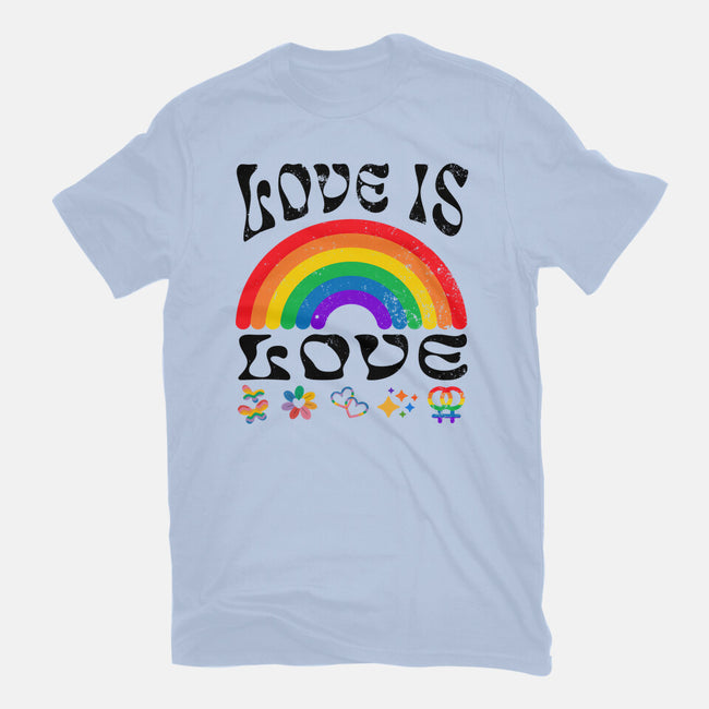 Love Is Love Rainbow-Unisex-Basic-Tee-Styleytic