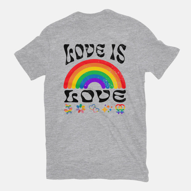 Love Is Love Rainbow-Unisex-Basic-Tee-Styleytic