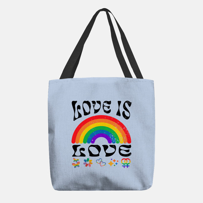 Love Is Love Rainbow-None-Basic Tote-Bag-Styleytic