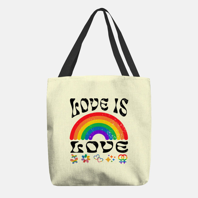 Love Is Love Rainbow-None-Basic Tote-Bag-Styleytic