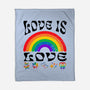 Love Is Love Rainbow-None-Fleece-Blanket-Styleytic