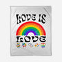 Love Is Love Rainbow-None-Fleece-Blanket-Styleytic