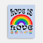 Love Is Love Rainbow-None-Stretched-Canvas-Styleytic