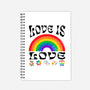 Love Is Love Rainbow-None-Dot Grid-Notebook-Styleytic