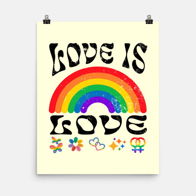 Love Is Love Rainbow-None-Matte-Poster-Styleytic