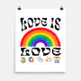 Love Is Love Rainbow-None-Matte-Poster-Styleytic