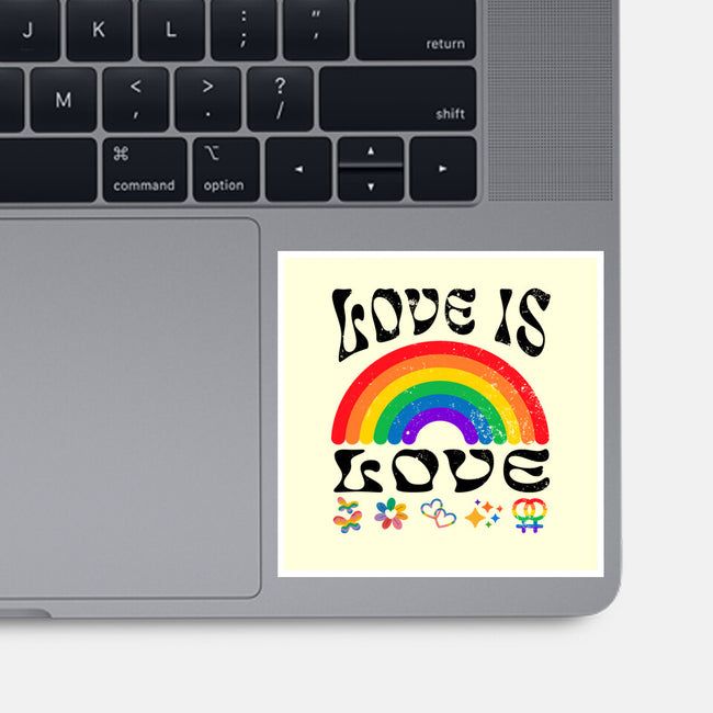 Love Is Love Rainbow-None-Glossy-Sticker-Styleytic