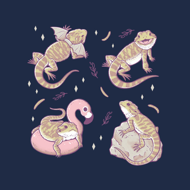 Bearded Dragons-Womens-V-Neck-Tee-xMorfina