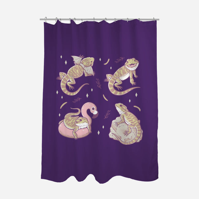 Bearded Dragons-None-Polyester-Shower Curtain-xMorfina