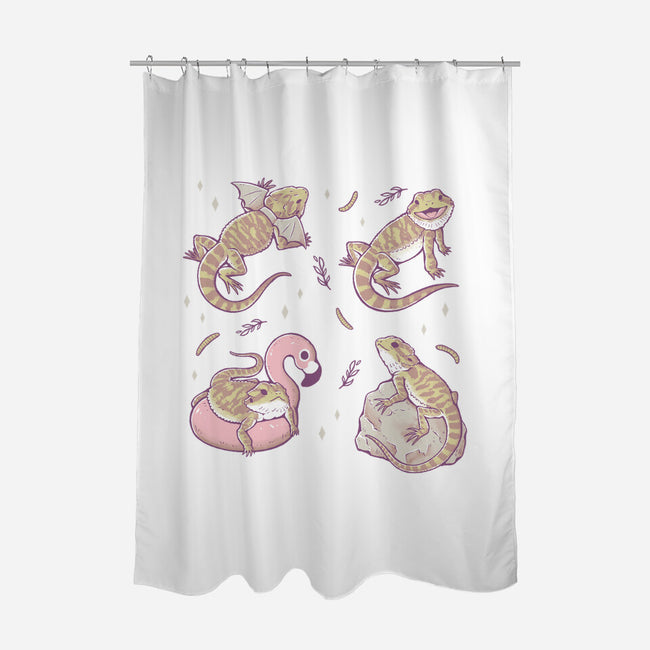 Bearded Dragons-None-Polyester-Shower Curtain-xMorfina