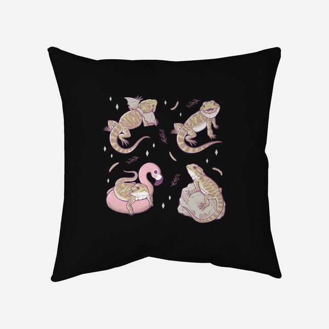 Bearded Dragons-None-Removable Cover w Insert-Throw Pillow-xMorfina