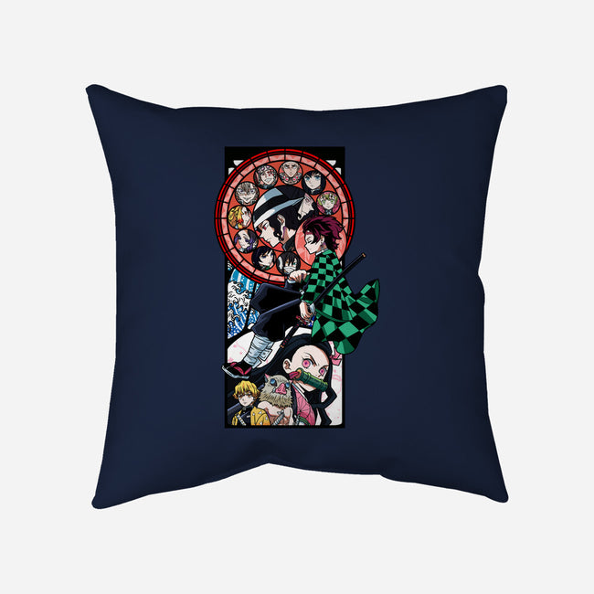 The Slayers-None-Removable Cover-Throw Pillow-fujiwara08