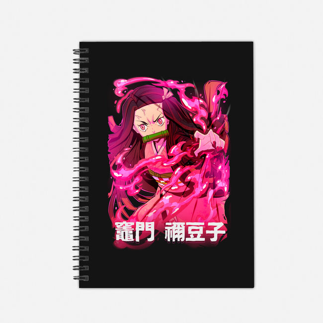 Nezuko Slayer-None-Dot Grid-Notebook-Conjura Geek