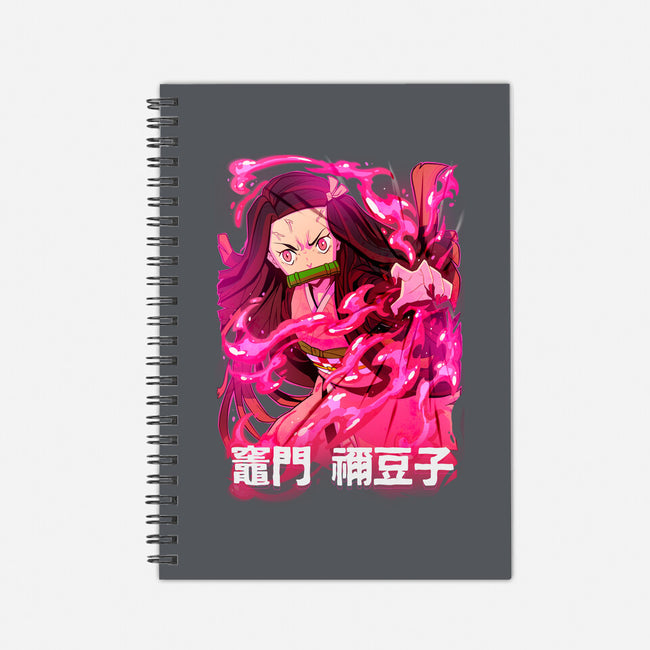 Nezuko Slayer-None-Dot Grid-Notebook-Conjura Geek