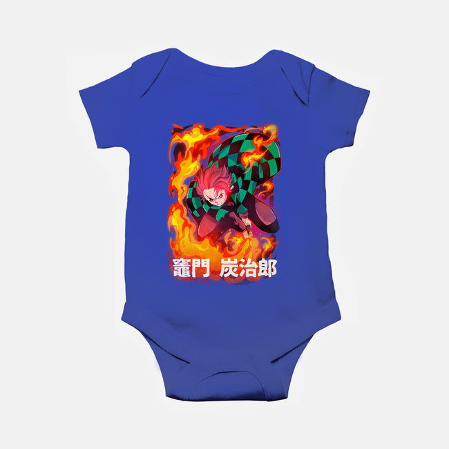 Kamado Slayer-Baby-Basic-Onesie-Conjura Geek